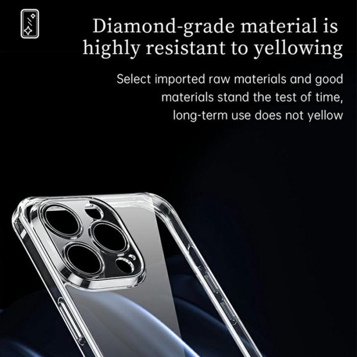 SULADA - SULADA iPhone 16 Pro Skal TPU + Härdat Glas Stöttålig Transparent