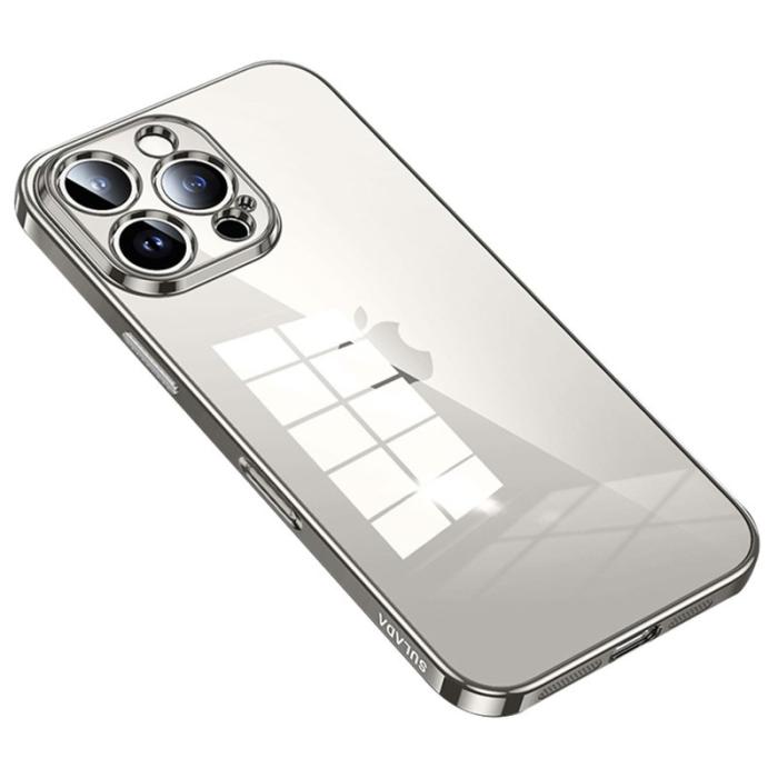 SULADA - SULADA iPhone 16 Pro Skal Ultra-Tunt Elektropläterat TPU Grå