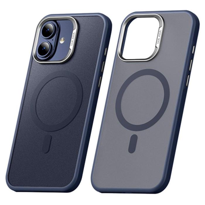 SULADA - SULADA iPhone 16 Skal MagSafe Ultra-Tunn PC+TPU Blå