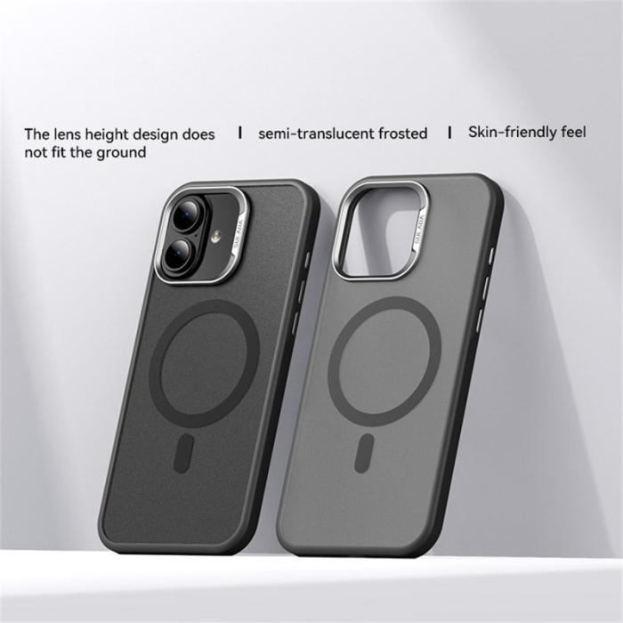 SULADA - SULADA iPhone 16 Skal MagSafe Ultra-Tunn PC+TPU Svart
