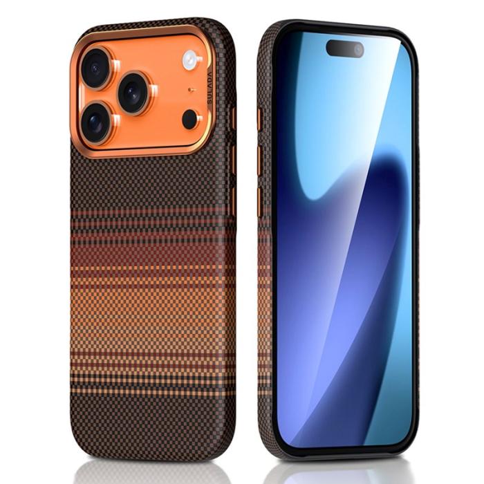 SULADA - SULADA iPhone 17 Pro Max Skal Hård PC Anti-Scratch Sunset Orange