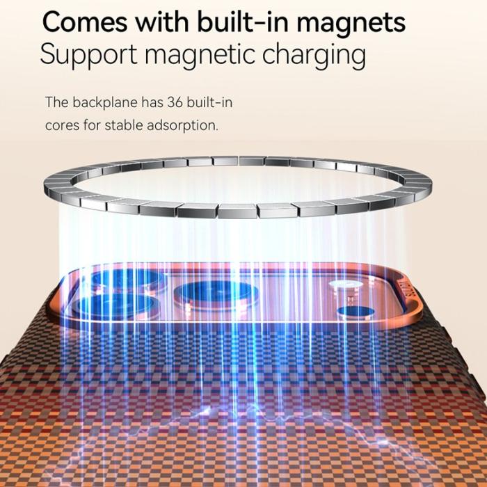 SULADA - SULADA iPhone 17 Pro Max Skal Hård PC Anti-Scratch Sunset Orange