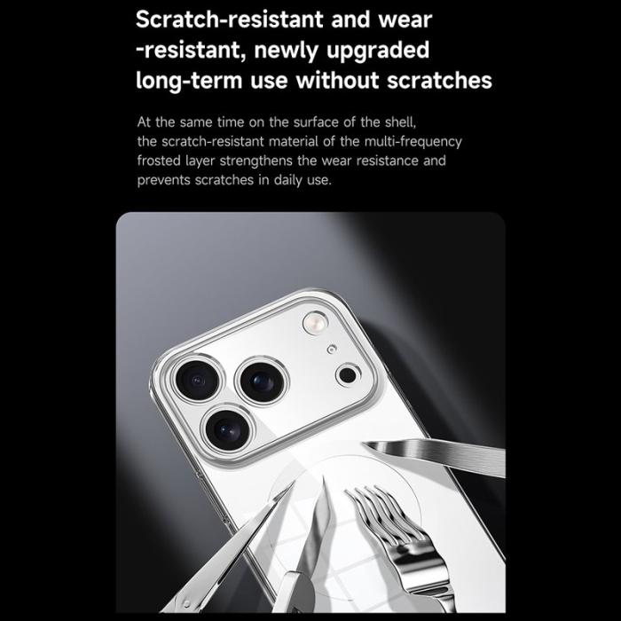 SULADA - SULADA iPhone 17 Pro Skal MagSafe Hård PC Kristallklar Transparent