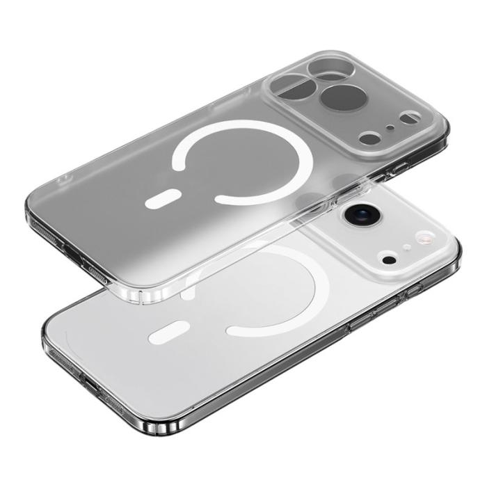 SULADA - SULADA iPhone 17 Pro Skal MagSafe PC+TPU Matt Transparent