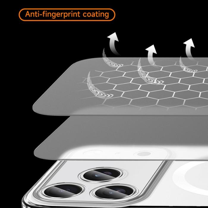 SULADA - SULADA iPhone 17 Pro Skal MagSafe PC+TPU Matt Transparent