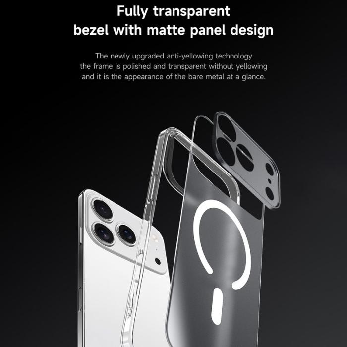 SULADA - SULADA iPhone 17 Pro Skal MagSafe PC+TPU Matt Transparent