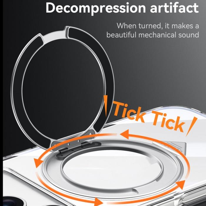 SULADA - SULADA iPhone 17 Pro Skal med Kickstand TPU + PC Klar