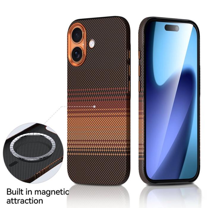 SULADA - SULADA iPhone 17 Skal Hård PC Anti-Scratch Sunset Orange