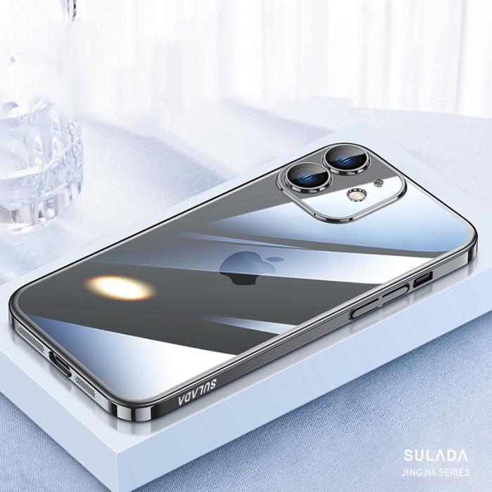 SULADA - SULADA JINGJIA iPhone 12 Skal Hård PC Shockproof Svart