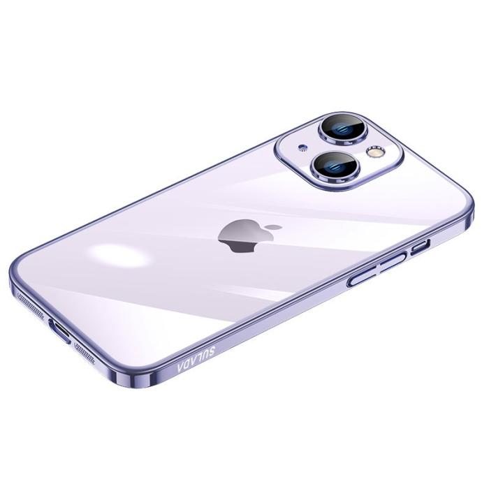SULADA - SULADA JINGJIA iPhone 15 Plus Skal Hård PC Elektropläterad Lila