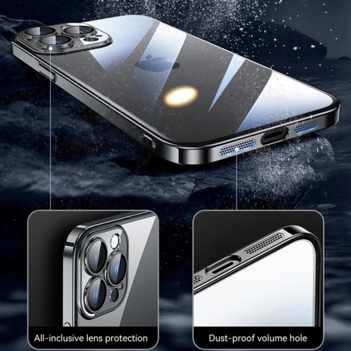 SULADA - SULADA JINGJIA iPhone 15 Pro Max Skal Hård PC Klart Svart