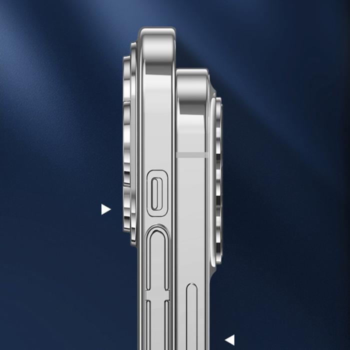 SULADA - SULADA JINGJIA iPhone 17 Skal Elektropläterad Hård PC Klar Silver