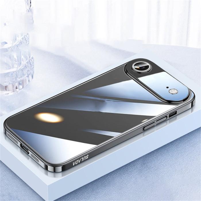 SULADA - SULADA JINGJIA iPhone Air Skal Hård PC Klart med Linsskydd - Svart
