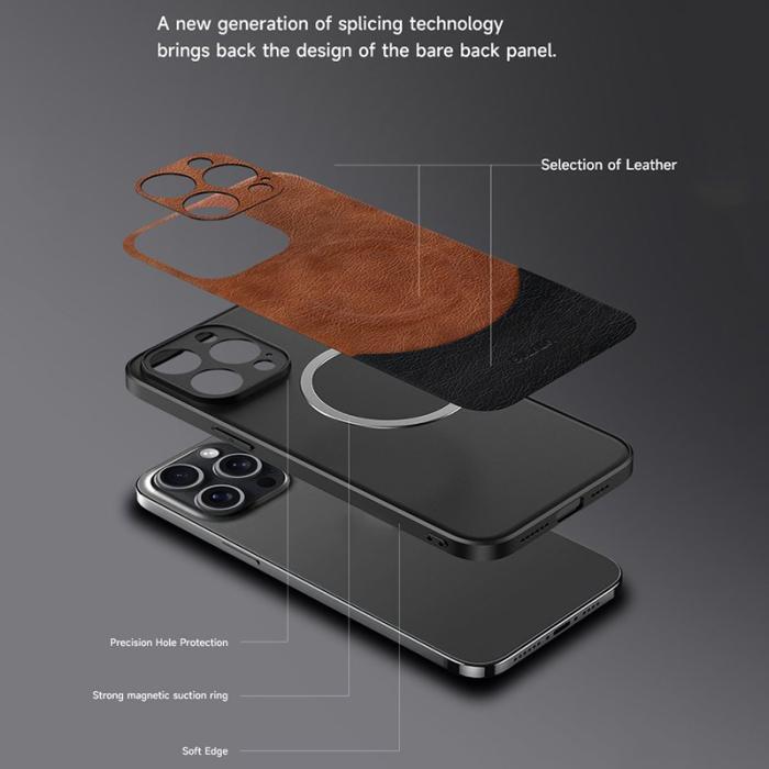 SULADA - SULADA Magnetic Series iPhone 15 Pro Skal Stöttålig Sapphire