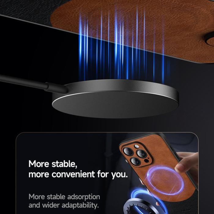 SULADA - SULADA Magnetic Series iPhone 15 Pro Skal Stöttålig Svart