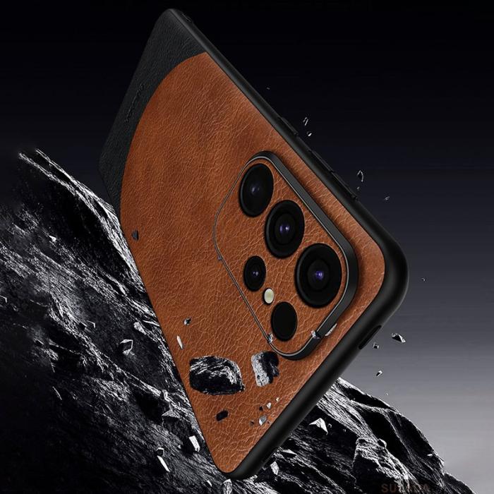 SULADA - SULADA Magnetic Series Galaxy S24 Ultra Skal Läder Sapphire