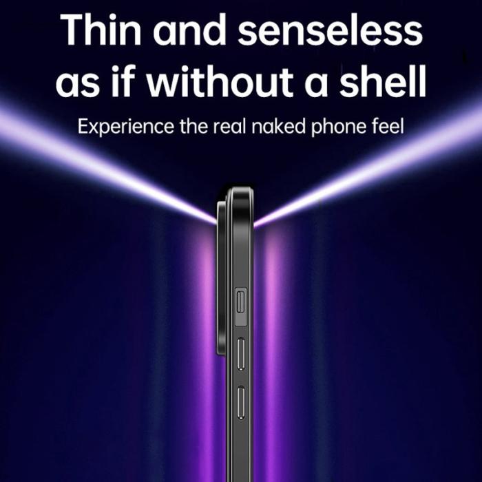 SULADA - SULADA Minrui iPhone 15 Skal TPU+Härdat Glas Svart