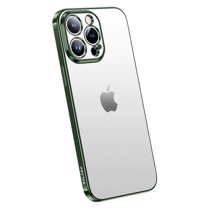 SULADA - SULADA Nature Series iPhone 14 Pro Max Skal TPU Grön