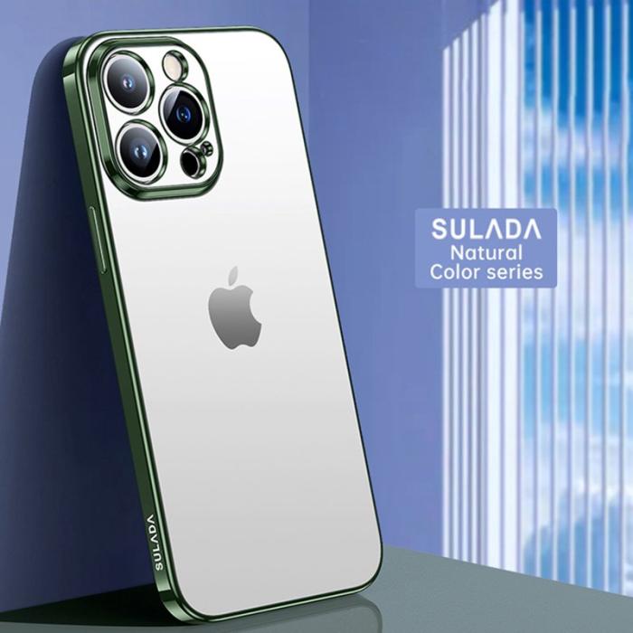 SULADA - SULADA Nature Series iPhone 14 Pro Max Skal TPU Grön
