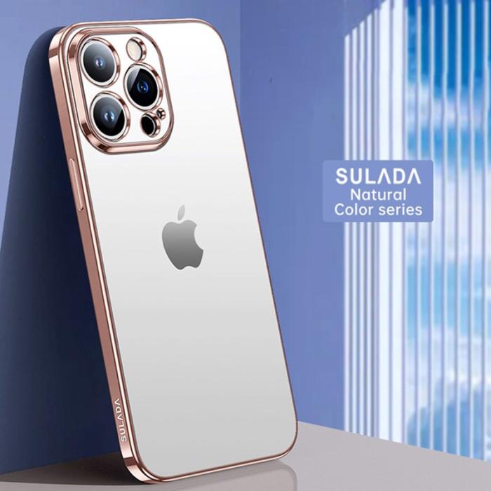 SULADA - SULADA Nature Series iPhone 14 Pro Max Skal TPU Ultra Slim Rosa