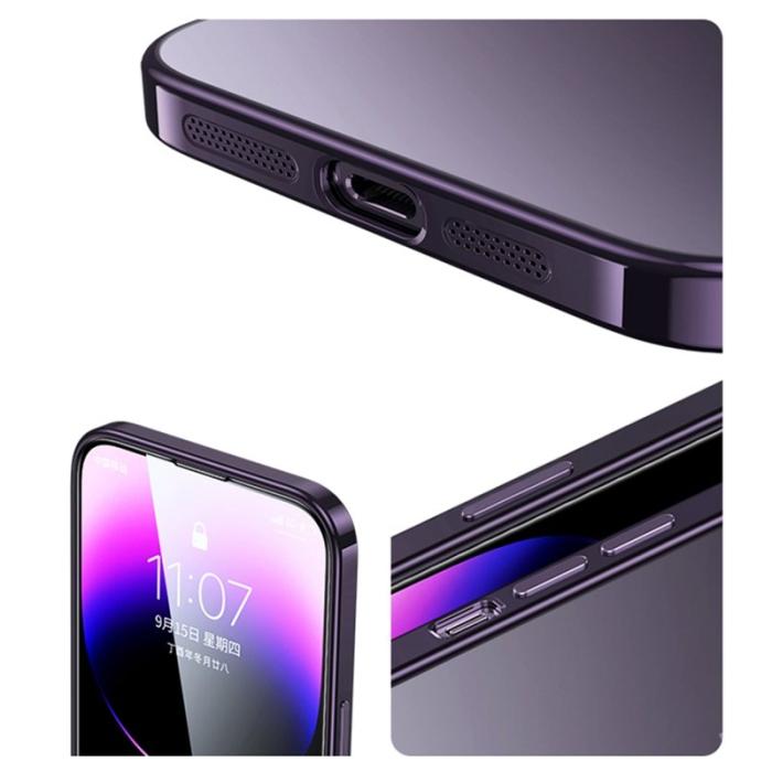 SULADA - SULADA Nature Series iPhone 14 Skal Ultra Slim TPU Silver