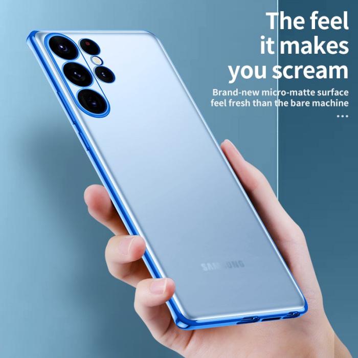 SULADA - SULADA Nature Series Matte Skal för Galaxy S23 TPU Blå