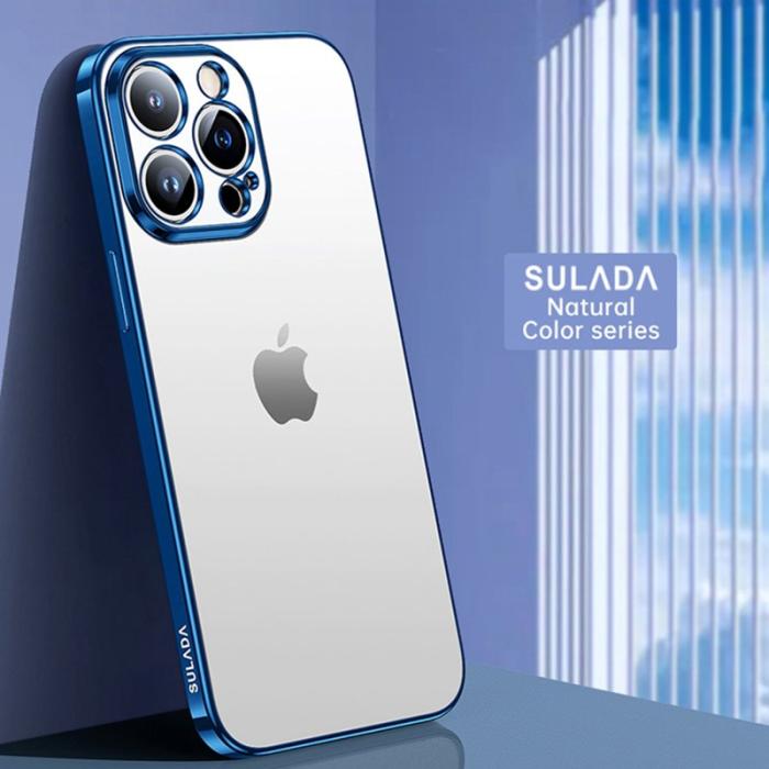 SULADA - SULADA Nature Series Matte Skal iPhone 14 Pro Max TPU Blå