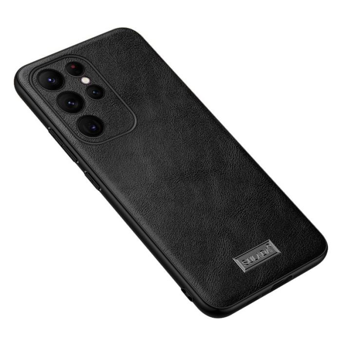 SULADA - SULADA Galaxy S23 Ultra Skal TPU + PC Svart