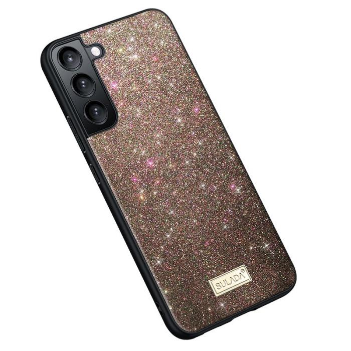 SULADA - SULADA Galaxy S24 Skal Glitter PU Läder + PC + TPU Multi-färg