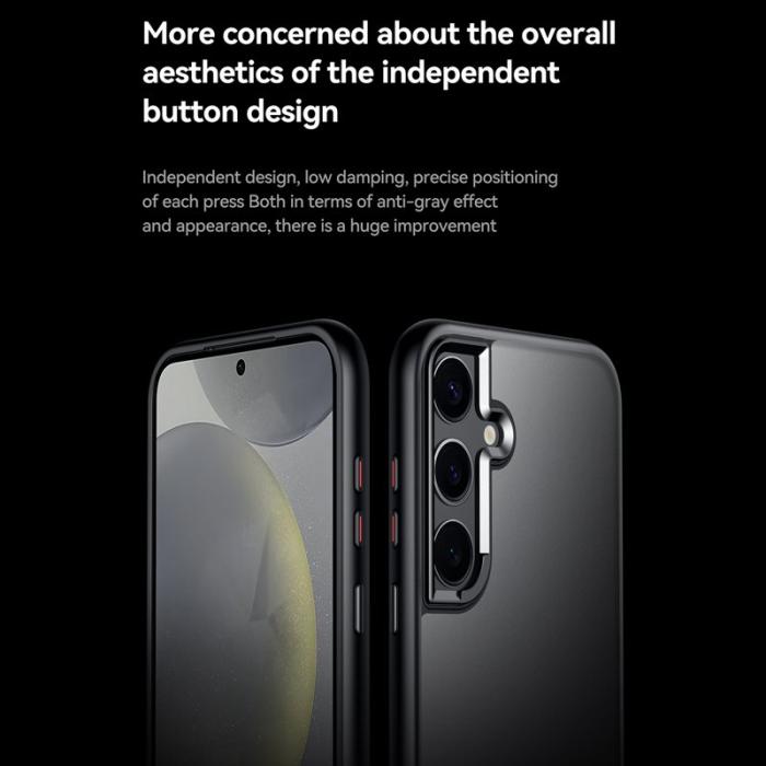 SULADA - SULADA Galaxy S24 Skal PC+TPU Stöttålig Matt Blå