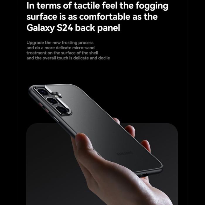 SULADA - SULADA Galaxy S24+ Skal PC+TPU Stöttålig Matt Grå