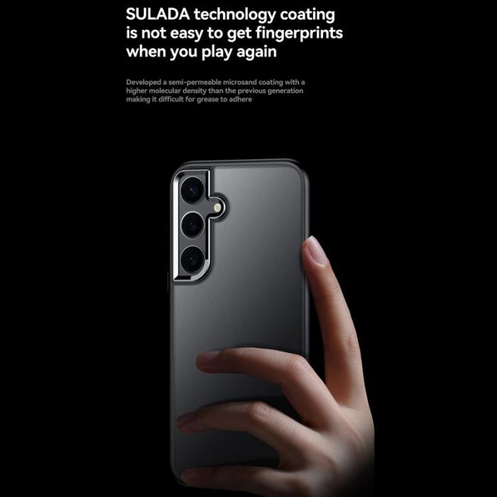 SULADA - SULADA Galaxy S24+ Skal PC+TPU Stöttålig Matt Grå
