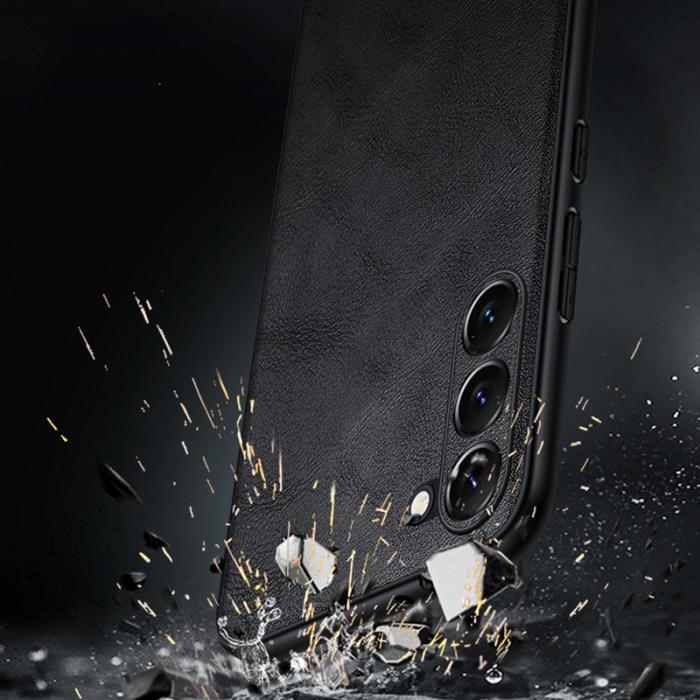 SULADA - SULADA Galaxy S24+ Skal PU Läder TPU PC Anti-drop Grön