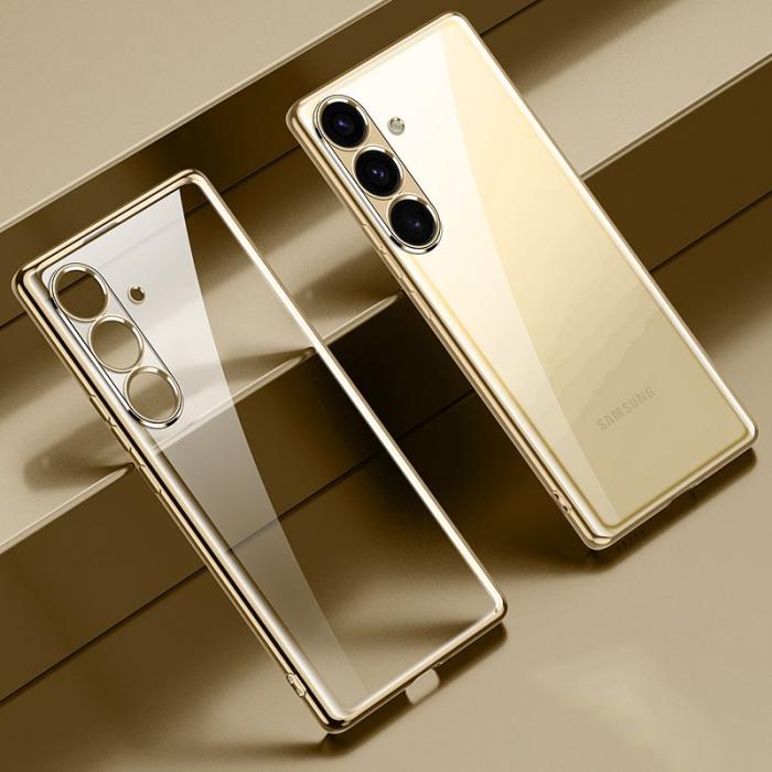 SULADA - SULADA Galaxy S24+ Skal Ultra-Tunn TPU Fodral - Guld