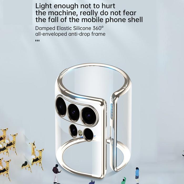 SULADA - SULADA Galaxy S24 Ultra Skal Ultra-Tunt Klart - Titan Grå