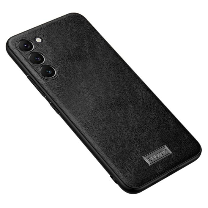 SULADA - SULADA Galaxy S25+ Skal PU Läder TPU PC Bak - Svart