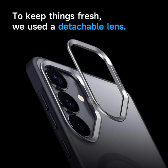 SULADA - SULADA Galaxy S25 Ultra Skal MagSafe PC + TPU Grå