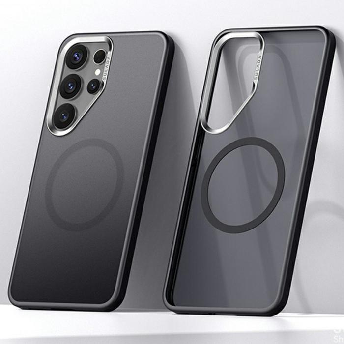 SULADA - SULADA Galaxy S25 Ultra Skal MagSafe PC + TPU Svart