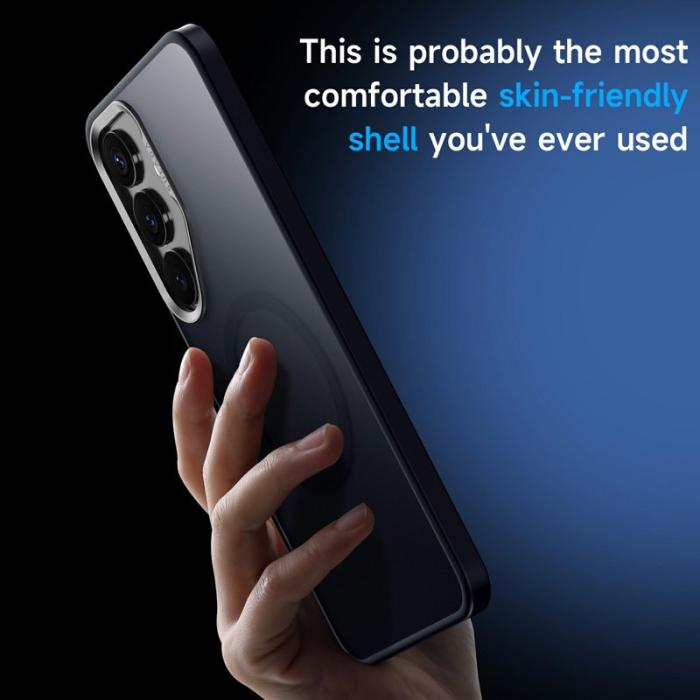 SULADA - SULADA Galaxy S25 Ultra Skal MagSafe PC + TPU Svart