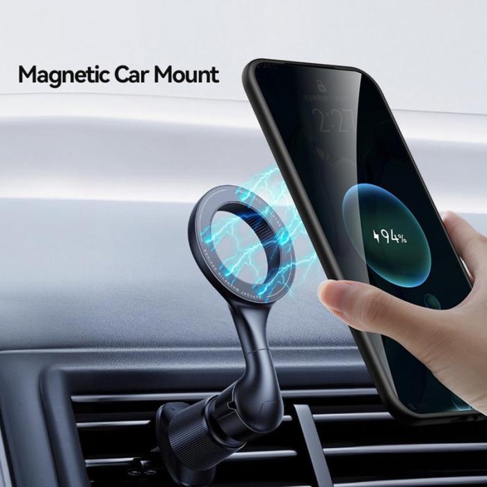 SULADA - SULADA Galaxy S25 Ultra Skal MagSafe PU+TPU Brun