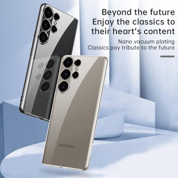 SULADA - SULADA Galaxy S25 Ultra Skal Ultra Tunn TPU Klar Silver