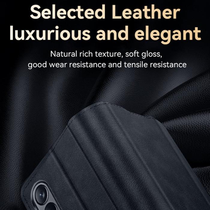 SULADA - SULADA Galaxy Z Fold3 5G Folio Skal PU Läder Röd