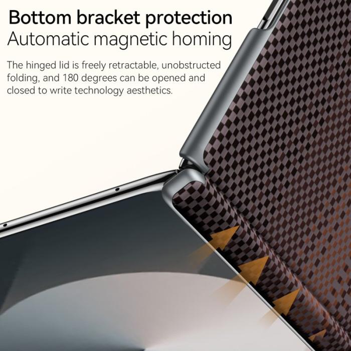 SULADA - SULADA Galaxy Z Fold5 5G Skal Shockproof Hård PC Sunset Orange