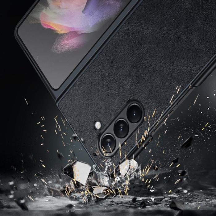 SULADA - SULADA Galaxy Z Fold6 Fodral PU Läder TPU+PC Blå