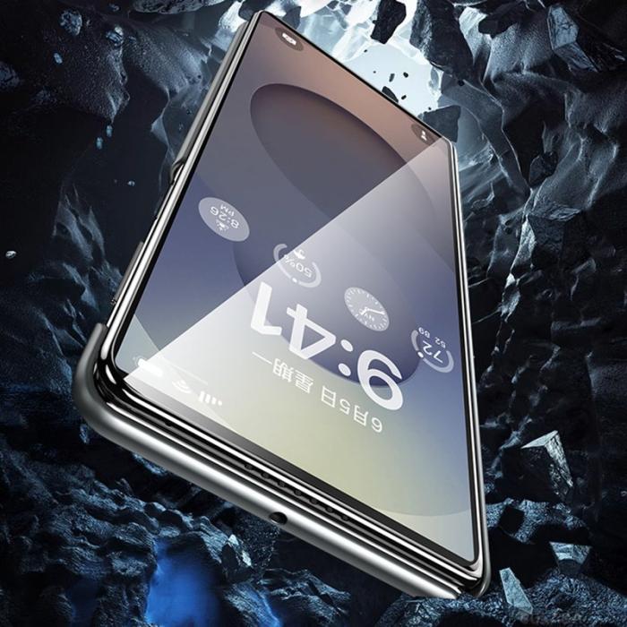 SULADA - SULADA Galaxy Z Fold7 5G Skal Äkta Läder Frameless Sapphire