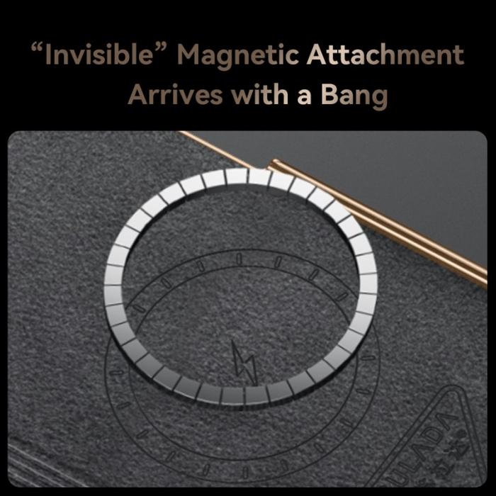 SULADA - SULADA Galaxy Z Fold7 5G Skal Äkta Läder med Skydd - Brun