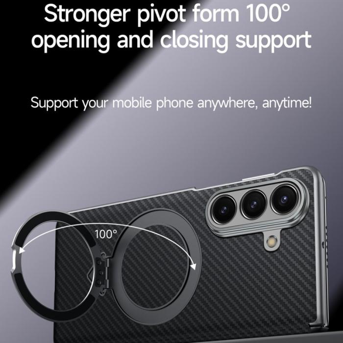 SULADA - SULADA Galaxy Z Fold7 5G Skal MagSafe PU + PC Sapphire