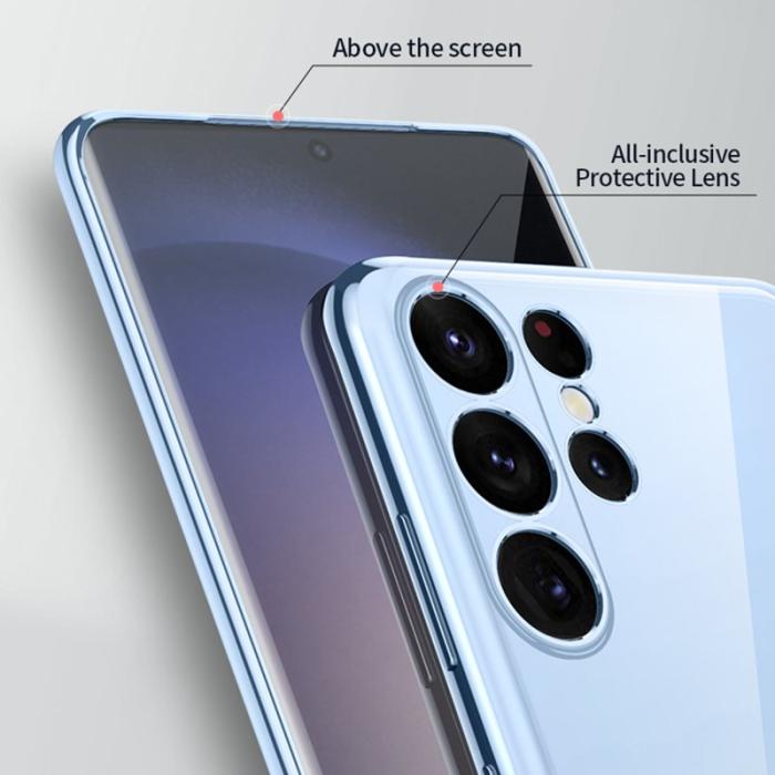 SULADA - SULADA TPU Skal för Galaxy S23 Ultra, Klar - Lila