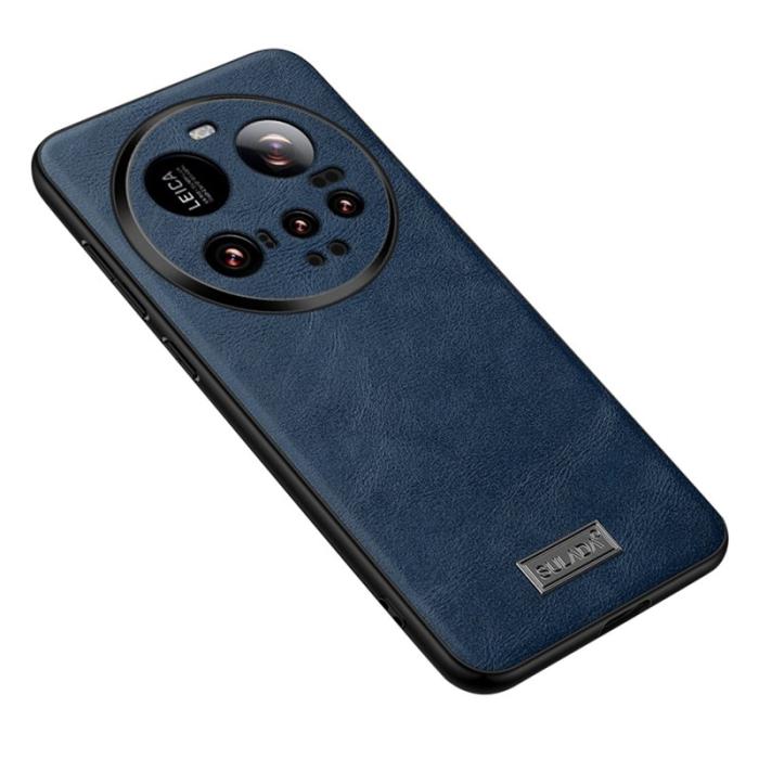 SULADA - SULADA Xiaomi 15 Ultra Skal PU Läder + TPU + PC - Blå