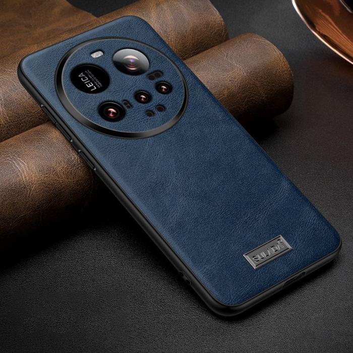 SULADA - SULADA Xiaomi 15 Ultra Skal PU Läder + TPU + PC - Blå